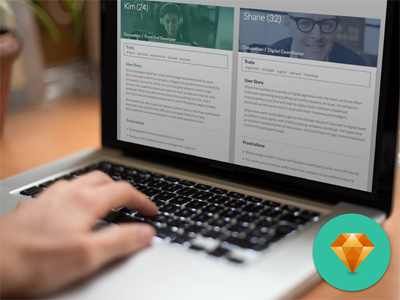 User Personas Template for Sketch