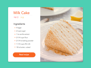 Recipe Page