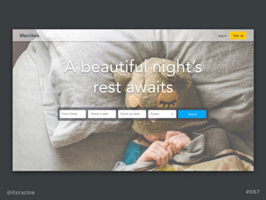 Hotel Booking Landing Page