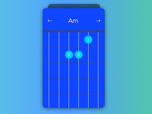 Guitar Chord Illustration