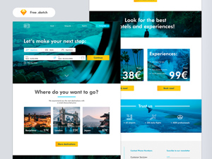 Flight Searcher Website Template