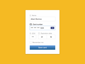 Credit Card Form