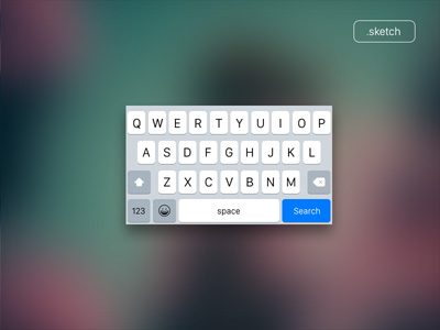 iOS keyboard