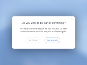 Modal UI Popup