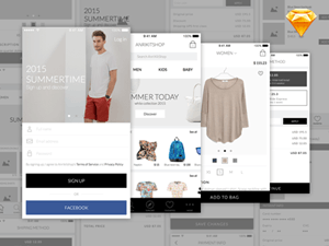 E-commerce App UI Kit
