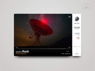 Satellite Rock (Video Widget)