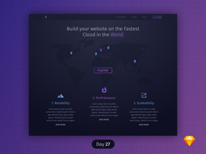 Cloud App Landing Page