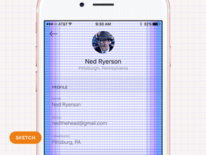 iOS Grid System for Sketch