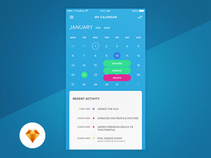 Calendar App Concept