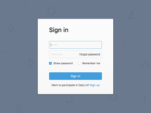 Sign In Form