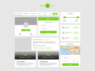 Weed Ui Kit
