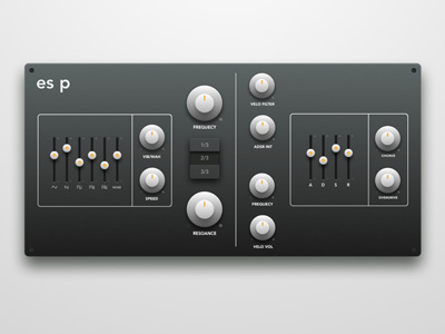 Synth plugin redesign