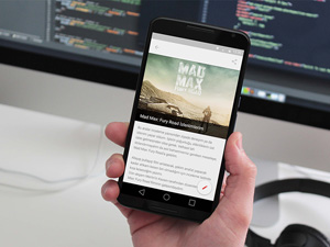 Protechman Mobile App – Free Blog Template (Sketch)