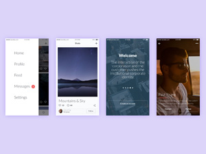 Kama iOS UI Kit Free Sample