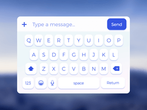 Mobile Keyboard UI