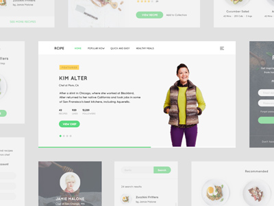 Recipe UI kit