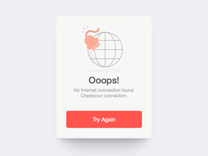 “No Internet!” Modal