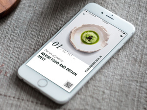 Food Article App Screen