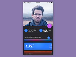 Cloud Storage Statistics UI
