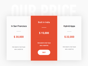 Price Table