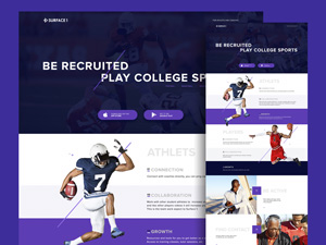 Sports Landing Page