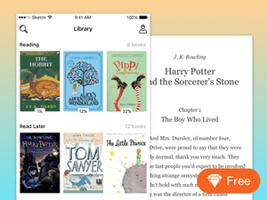 iOS Book Reader App