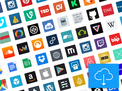 Major Websites Icon Set