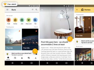 Social Media Android App Concept