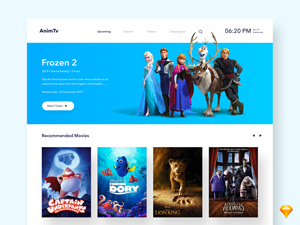 Smart TV UI – AnimTv