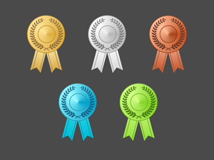 Vector Medals Sketch Freebie