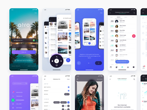 Mobile UI Kit Sketch – Atro