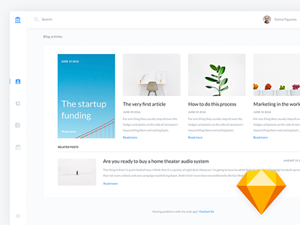 B2C Dashboard from UI Kit
