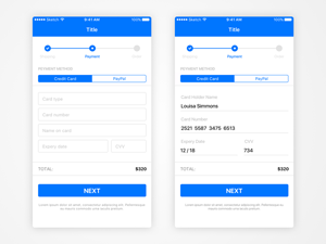 Payment Screen