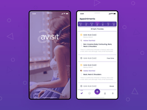 Beauty & Salon Appointments App UI