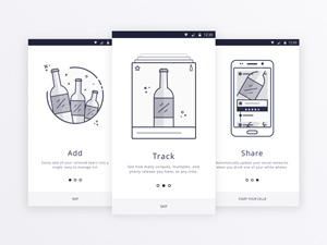 Beer Cellaring App Onboarding Flow