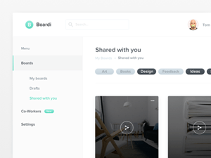 Boardi – Dashboard Freebie