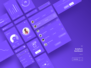 Fitness Dashboard UI Kit – Bodyform