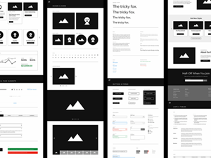 Wireframe Kit Sketch