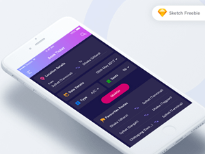 Bus Ticket Booking App UI