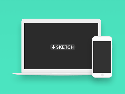 Minimal Macbook & iPhone 6 Mockups