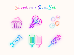 Candy Land Icon Set
