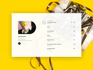 Album Player Concept