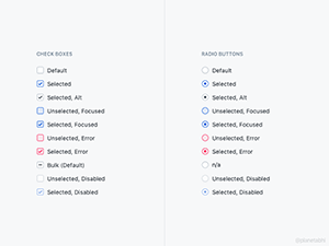 Check Boxes and Radio Buttons Styles