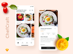 Recipe App UI – ChefCraft