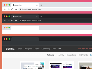 Chrome 69 Mockup Sketch