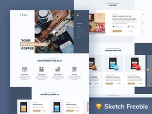 Coffee Shop Website Concept