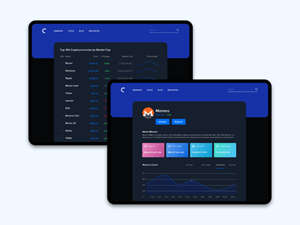 CoinMarketCap Redesign Concept