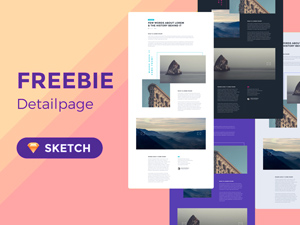 Detail Page Layout Template