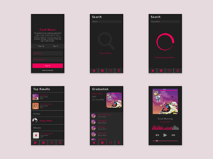 Music Player App Concept – Cord Music
