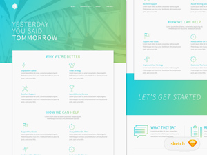 Corporate Website Green Template